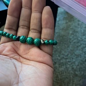 Green tiger eye bracelet